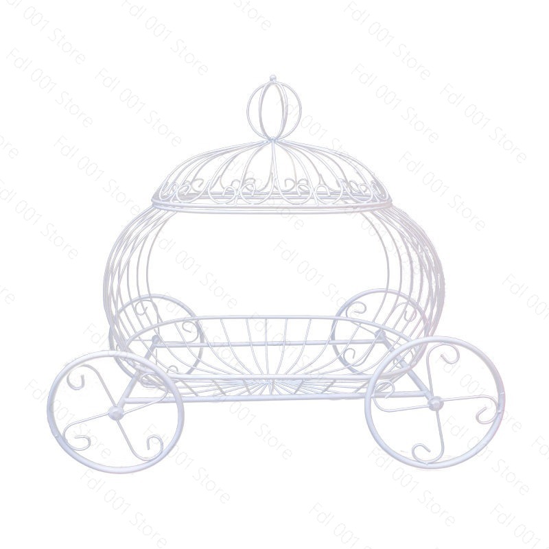 Photography Life - Fotografie-Requisiten Studio-Fotografie Schmiedeeiserne Requisiten Schmiedeeiserner Kürbiswagen
