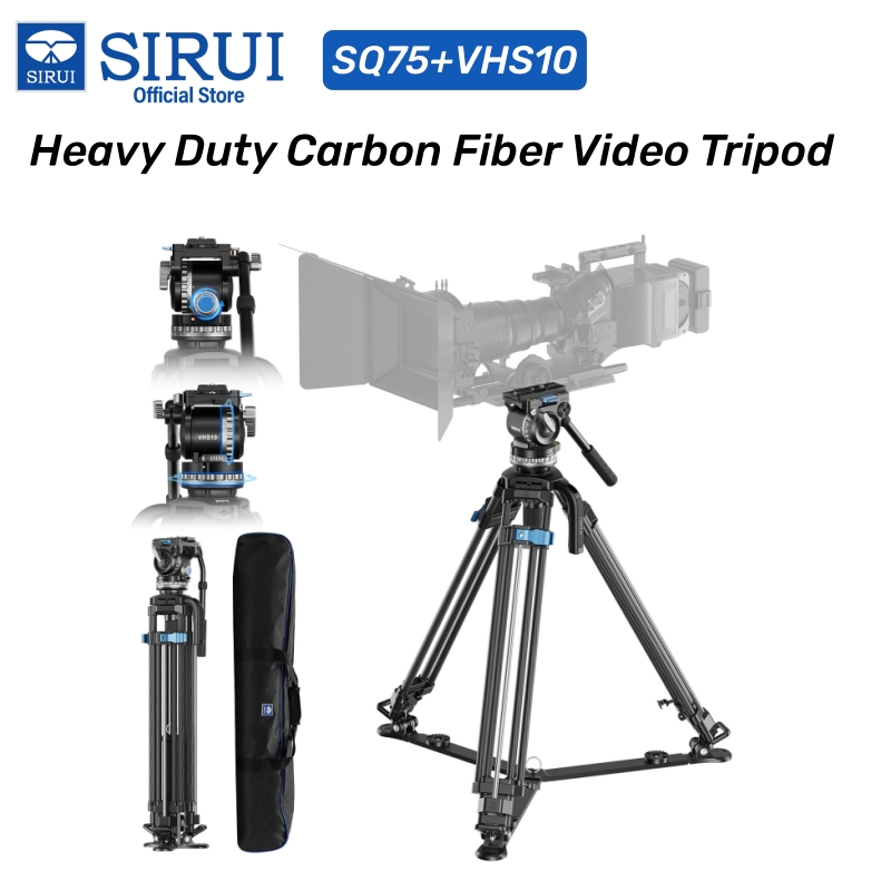 Camera Tripod Carbon - SIRUI Heavy Duty Carbon Fiber Video