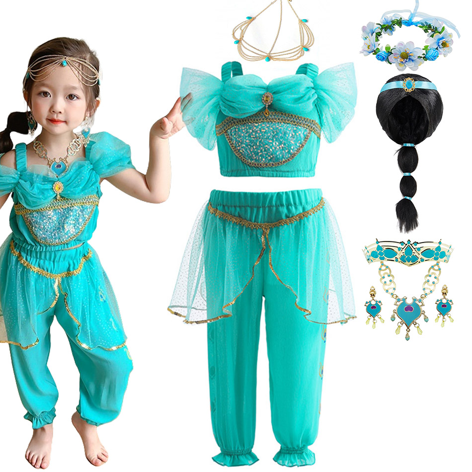 Photography Outfits - Jasmin Prinzessin Sets Mädchen Cartoon Rollenspiel