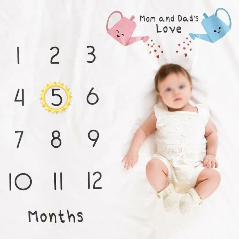 Photography Background - Neugeborenen Fotografie Requisiten Hintergrund Decken Monatliches