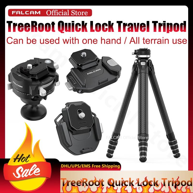 Camera Tripod Carbon - Falcam Treeroot Quick Lock Reisestativ Einhändige