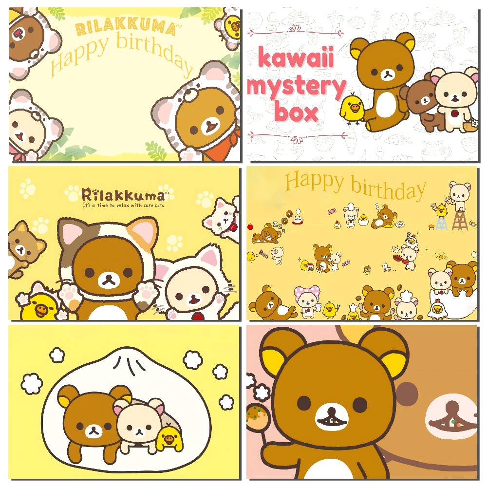 Photography Sport - 1 Stück niedlicher Rilakkuma-Hintergrund im Cartoon-Stil