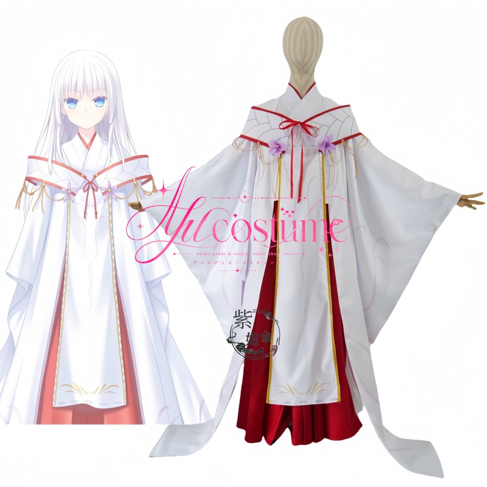 Photography Outfits - Naruse Shiroha Cosplay-Kostüm im Miko-Stil, Alltagsoutfit
