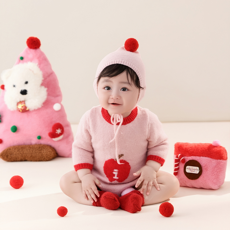 3–4 Monate Baby süßer Overall  – Photography Outfits Bewertung und Preis