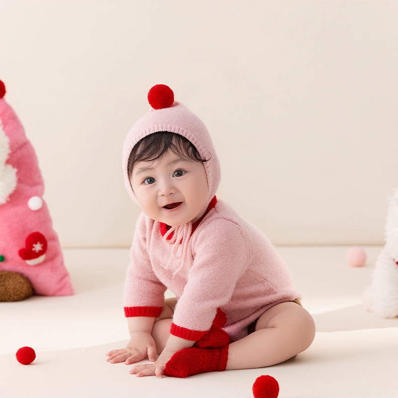 3–4 Monate Baby süßer Overall  – Photography Outfits Bewertung und Preis
