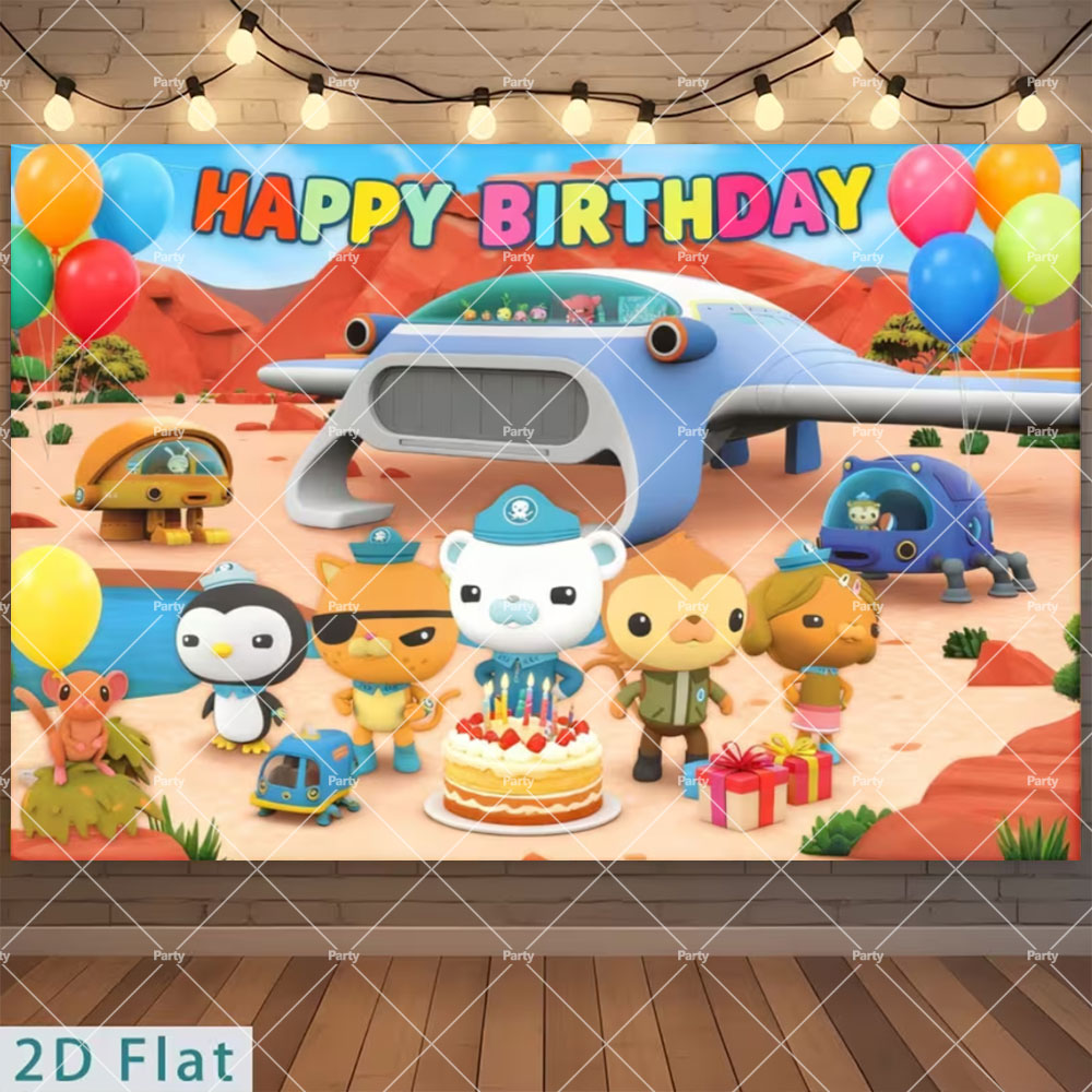 Cartoon Octonauts Kindergeburt – Photography Sport Bewertung und Preis