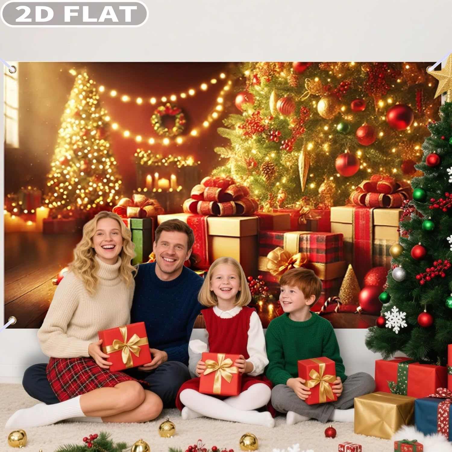 1 Stück Weihnachtsbaum und Ges – Photography Background Bewertung und Preis