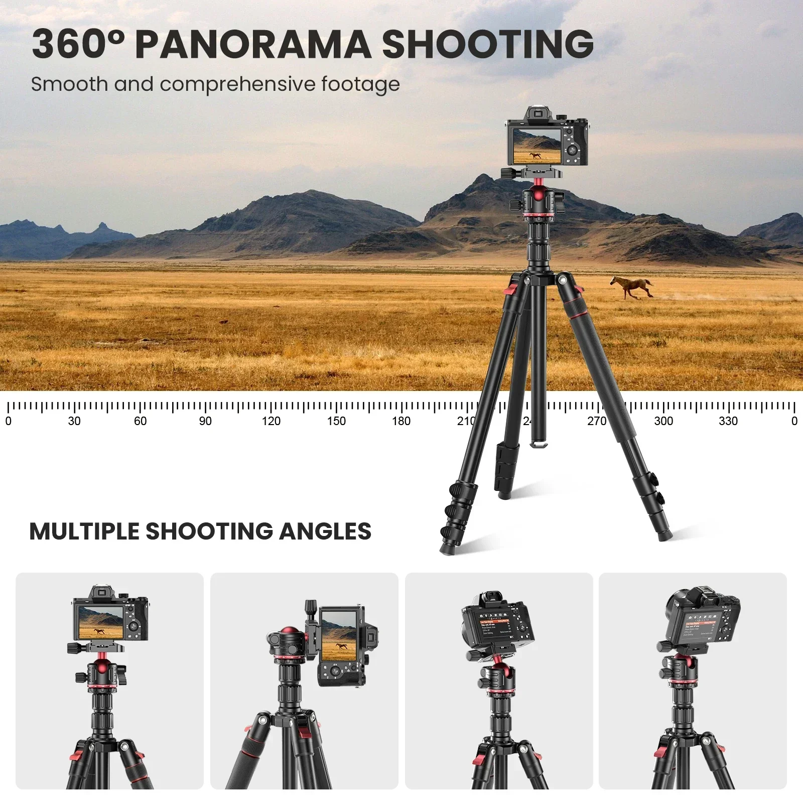 EVUMO GF2 Reisestativ, 1,73 m, – Camera Tripod Carbon Bewertung und Preis