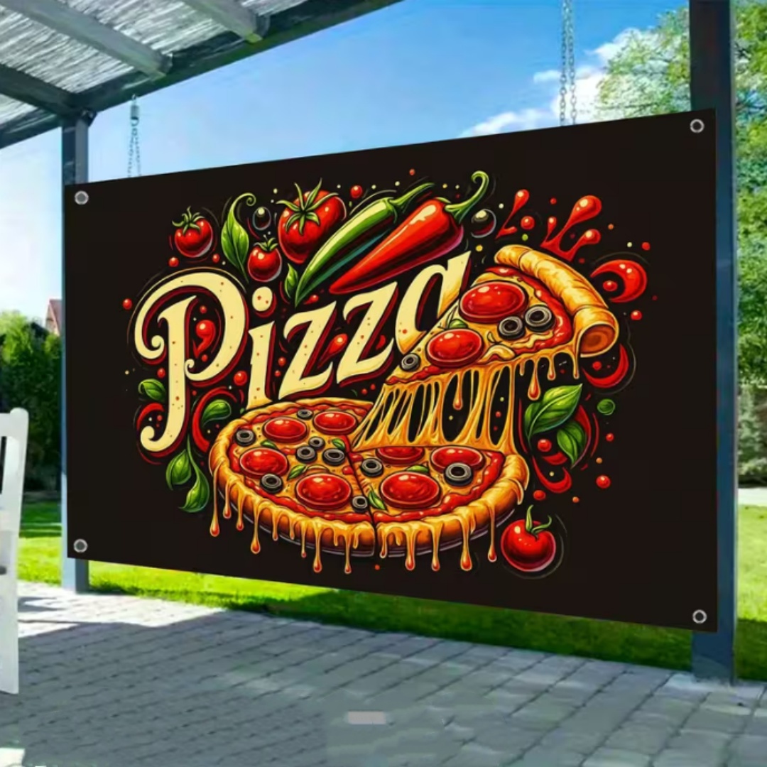 Delikatessen-Pizza-Themen-Hint – Photography Sport Bewertung und Preis