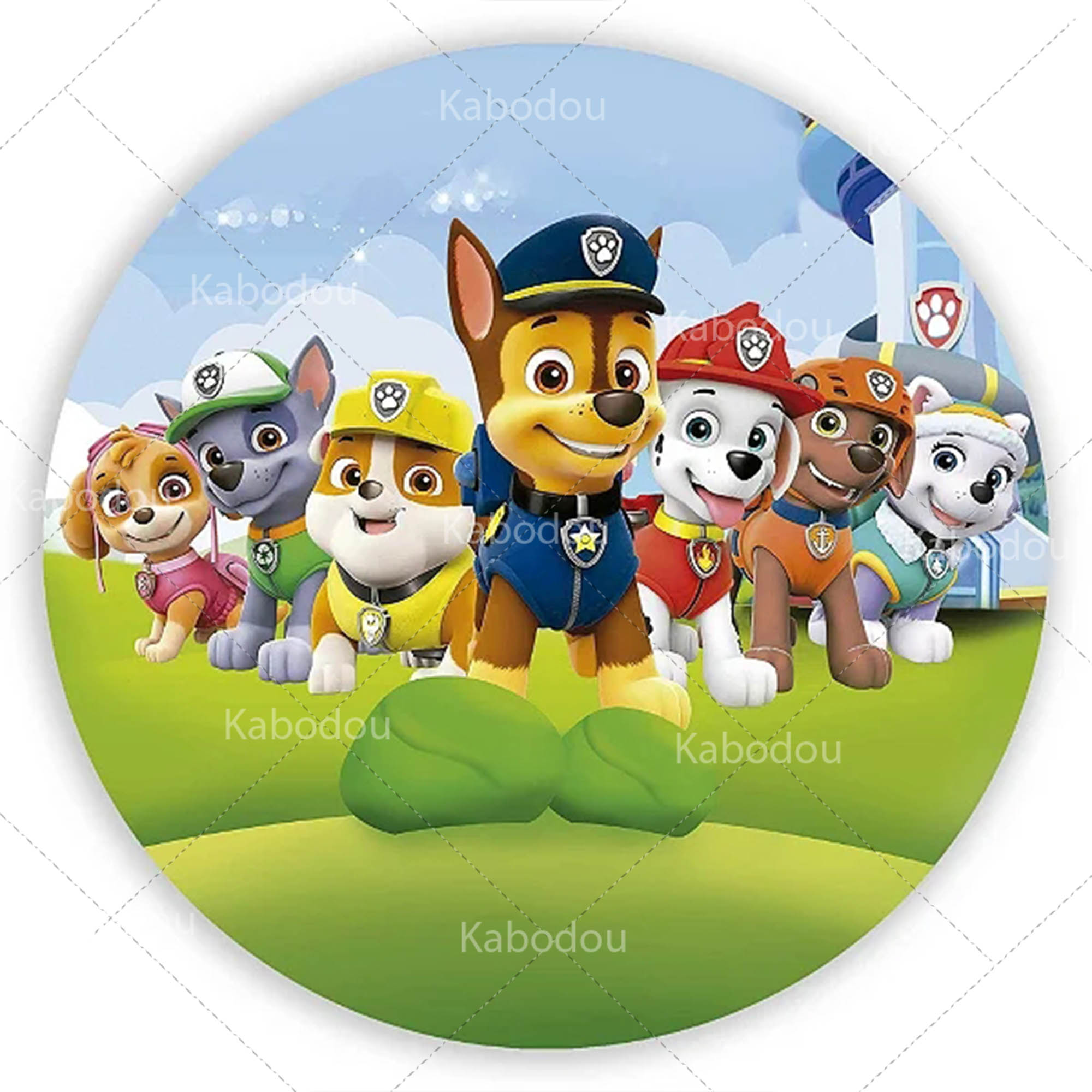 Paw Patrol Runder Hintergrund  – Photography Sport Bewertung und Preis